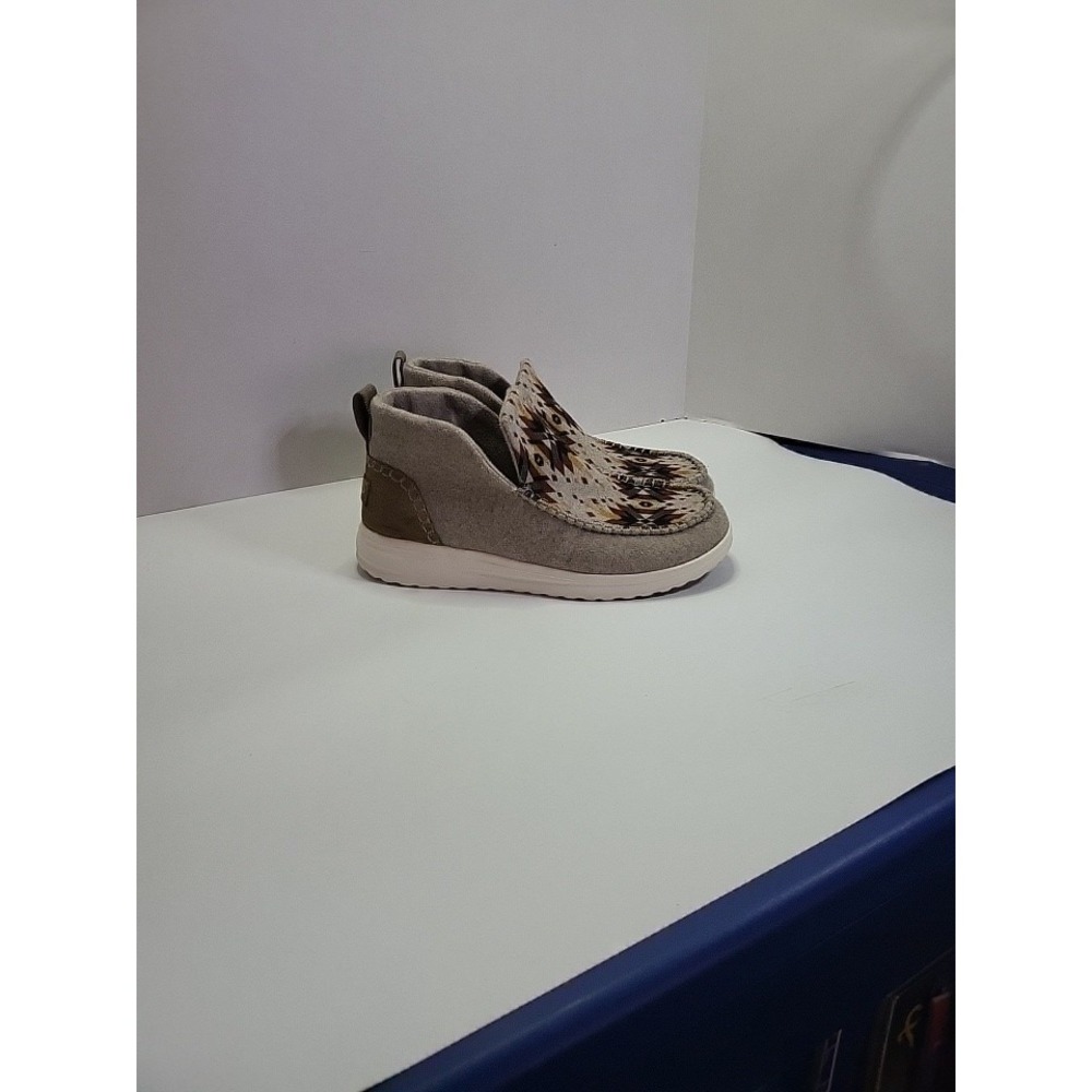 Hey Dude womens Size 9 Denny Aztec Shoes With Buckle Exclusive Design - Picture 2 of 13